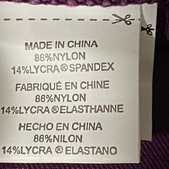 Tommie Copper Leggings Womens XL Amethyst Compression Pants NWT - Picture 3 of 8